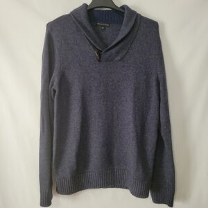 Tricot St Raphael Classic Wool Sweater Mens Size Large L Button Detail